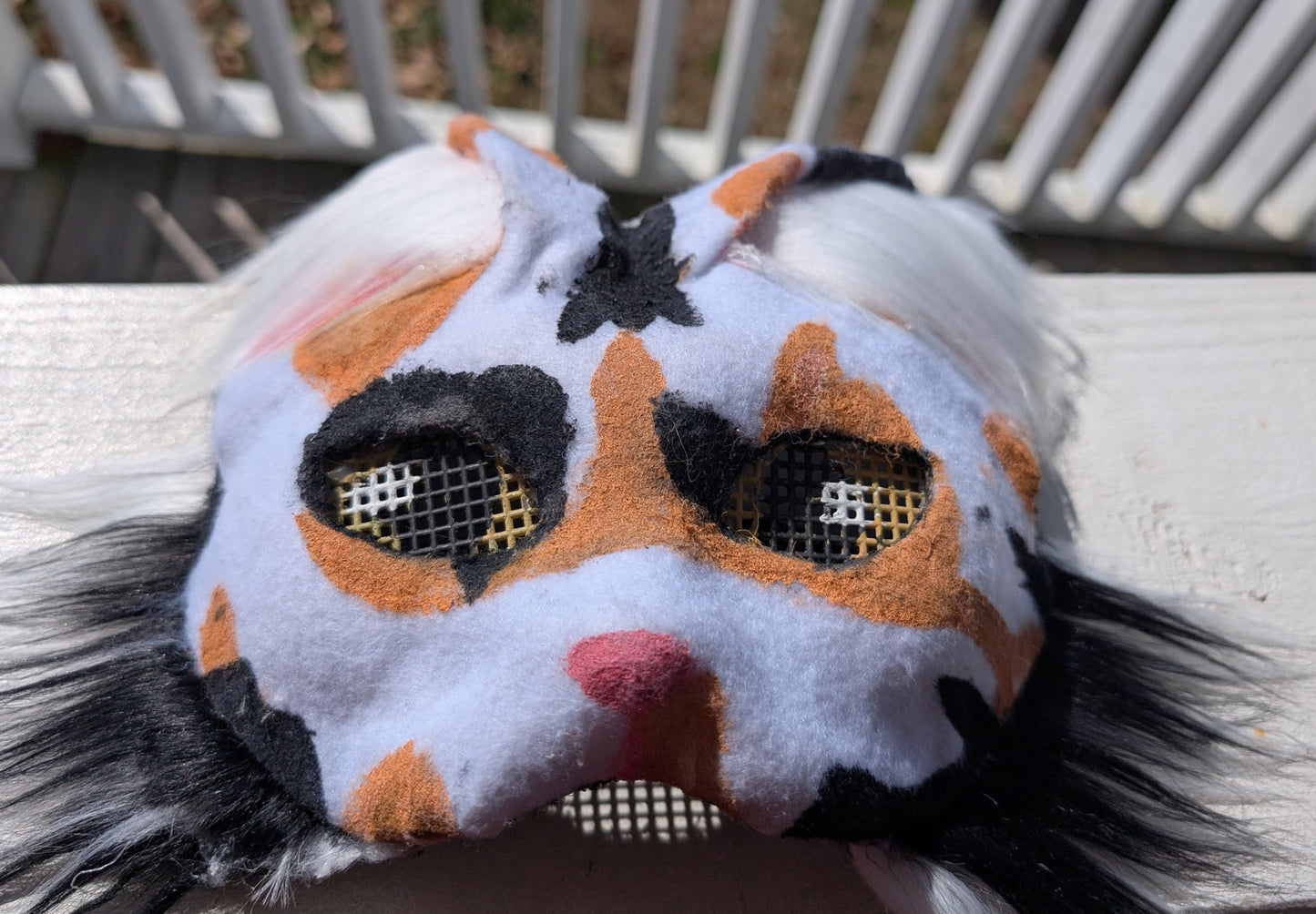 Calico Kitty Mask