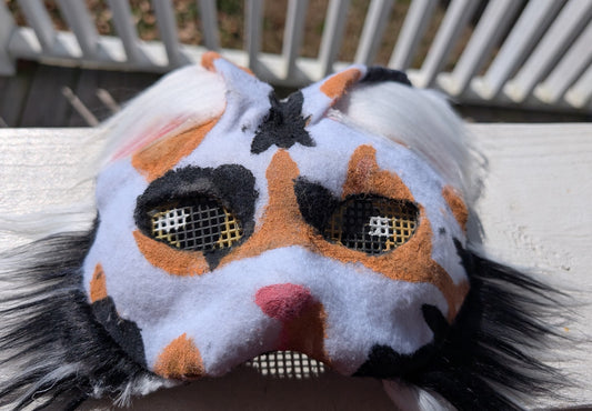 Calico Kitty Mask