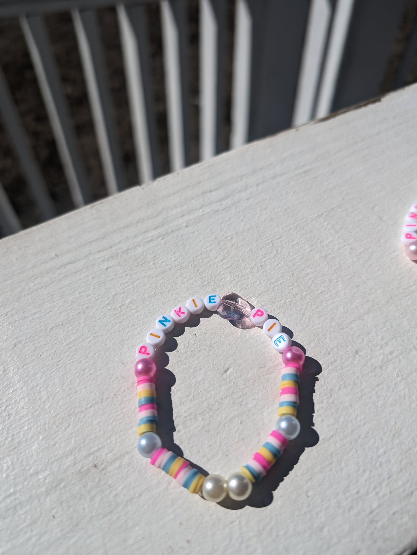 Heartfelt ♥︎ Multi-Colored P.I.N.K.Y.P.I.E. Custom Letter Bracelet