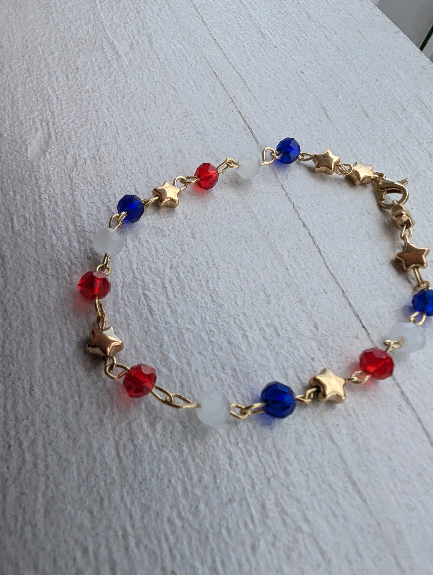 Red, White, & Blue w/ Gold Stars