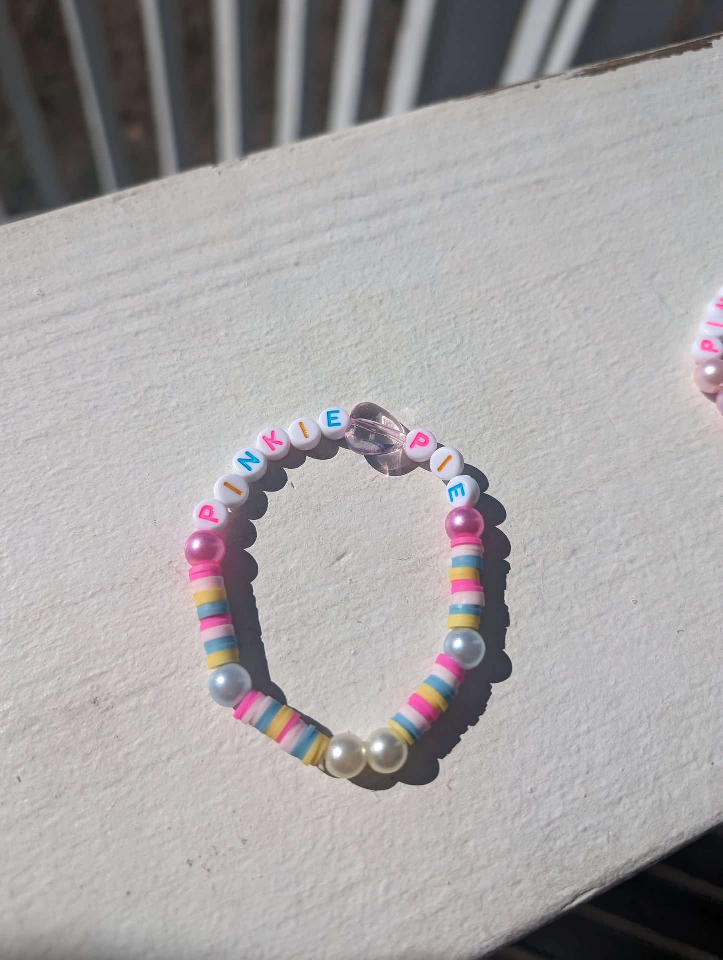 Heartfelt ♥︎ Multi-Colored P.I.N.K.Y.P.I.E. Custom Letter Bracelet